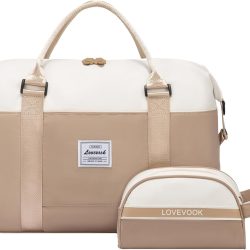 Weekender Bag for Women Cute Travel Tote Bag Gym Duffel Bag with Toiletry Bag Carry On Bag Overnight Hospital Bag