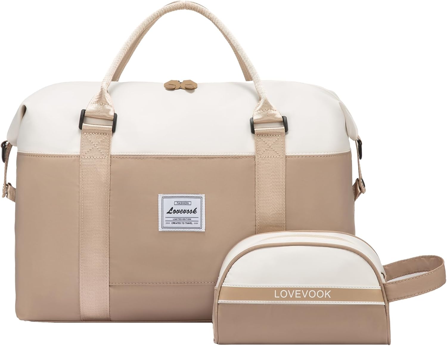 Weekender Bag for Women Cute Travel Tote Bag Gym Duffel Bag with Toiletry Bag Carry On Bag Overnight Hospital Bag